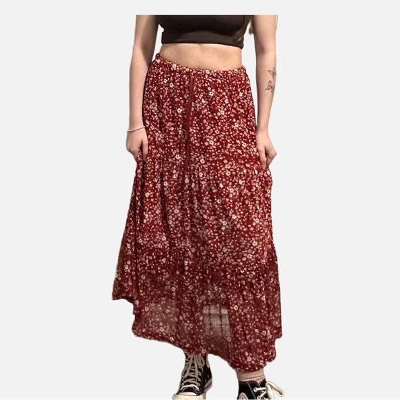 Long Floral Skirt - Picture 1 of 3